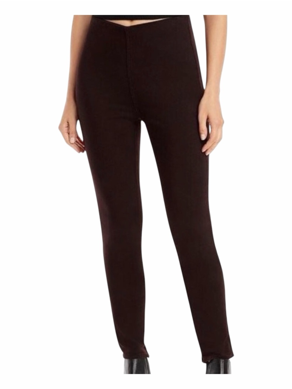 Rag & Bone Brown Pull On High Rise Skinny Pants Size Medium